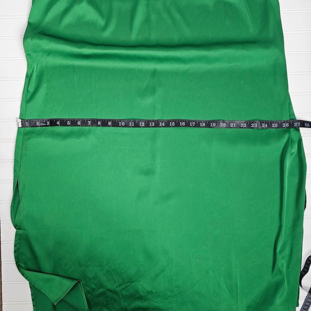 The Drop Ana Emerald Green Side Slit Midi Slip Dress Women's Size 2X NWT - Picture 14 of 15